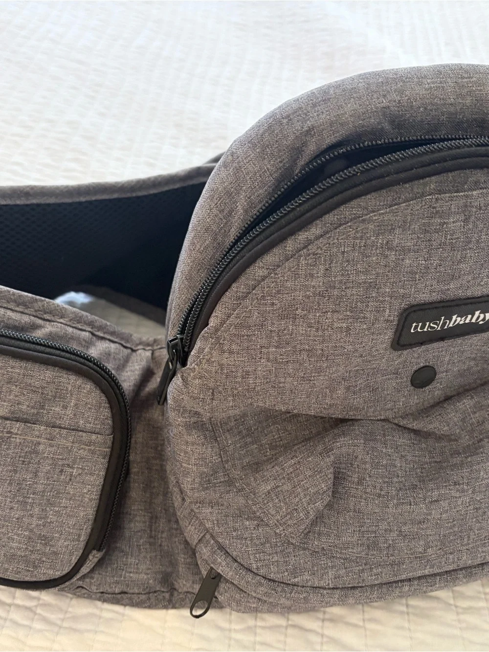 Gray Kids Belt Bag by oshbaby